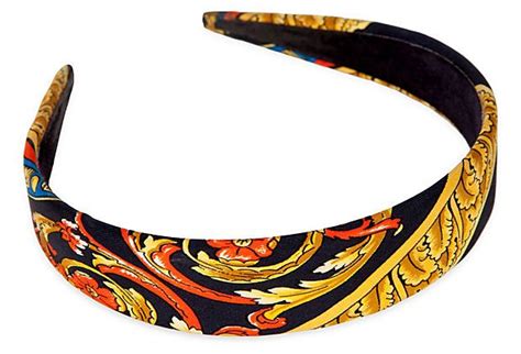 versace headband scarf